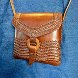 Tooled Leather Bag - Small