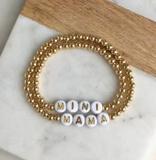 Mama/Mini Matching Bracelet Set Gold Fill