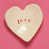 "Love" Keepsake Heart-shaped Bowl